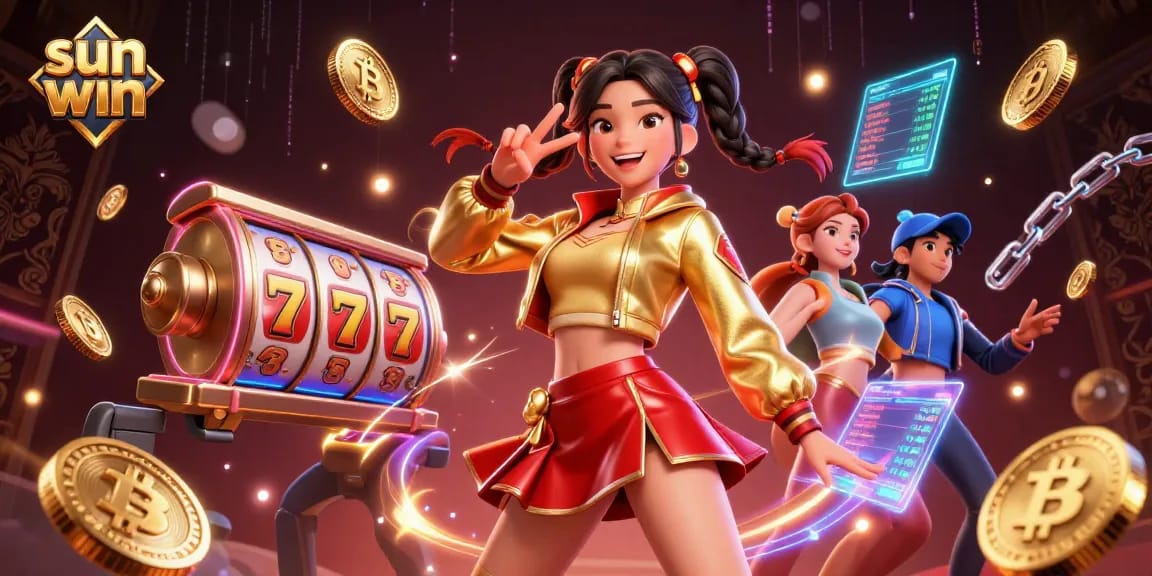 Experience the excitement of sun win with interactive casino games, vibrant colors, and fun graphics!