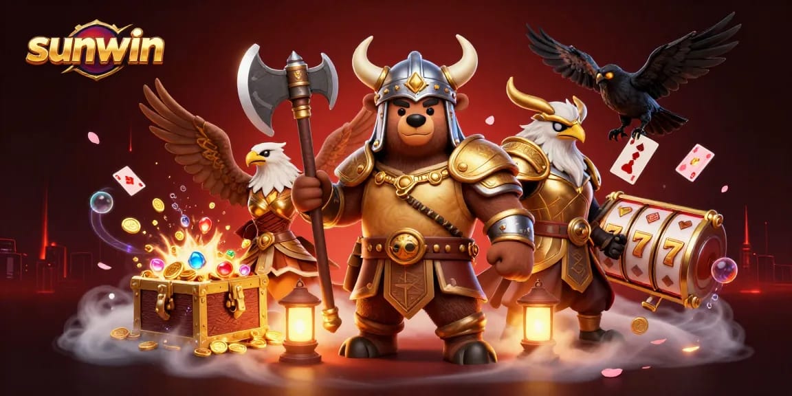 Experience dynamic action and excitement at sunwin with a Viking bear and Valkyrie clearing slots.