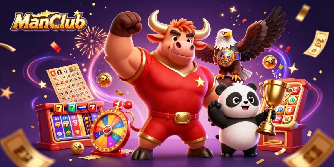 Experience thrilling wins at ManClub with exciting jackpots and vibrant game elements.