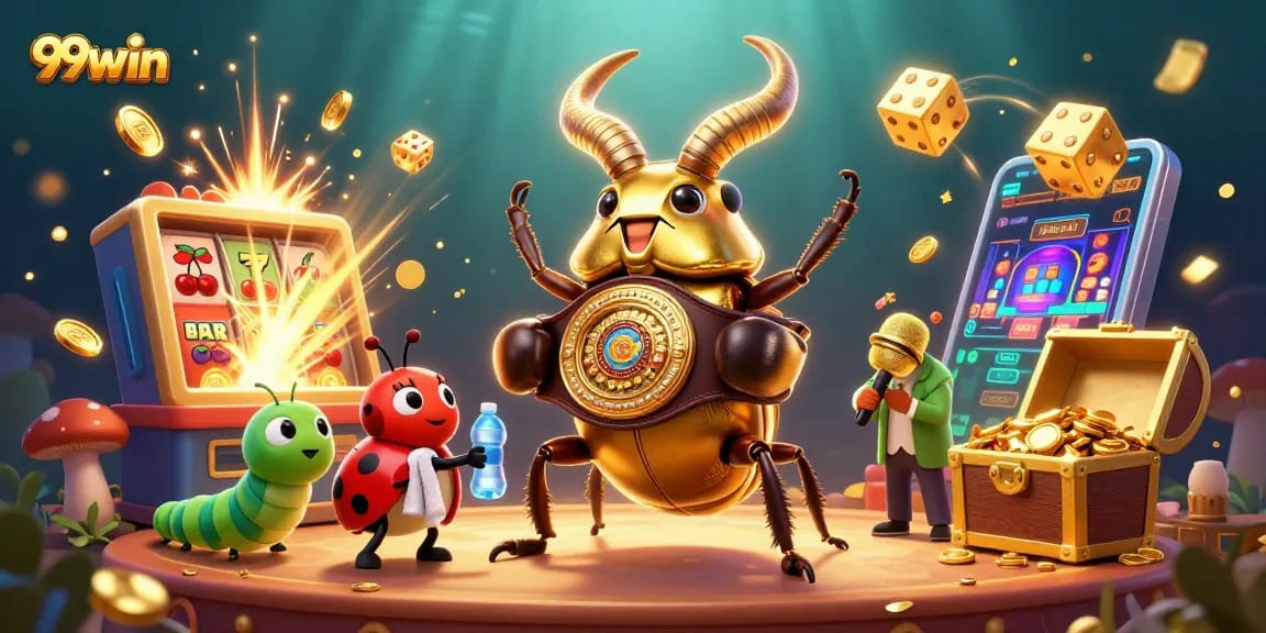 Engage in thrilling gameplay at 99win with vivid casino elements and characters in action.