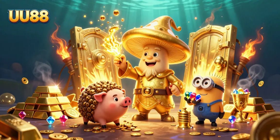 Experience the magic of UU88, a thrilling online casino adventure with treasures and games.