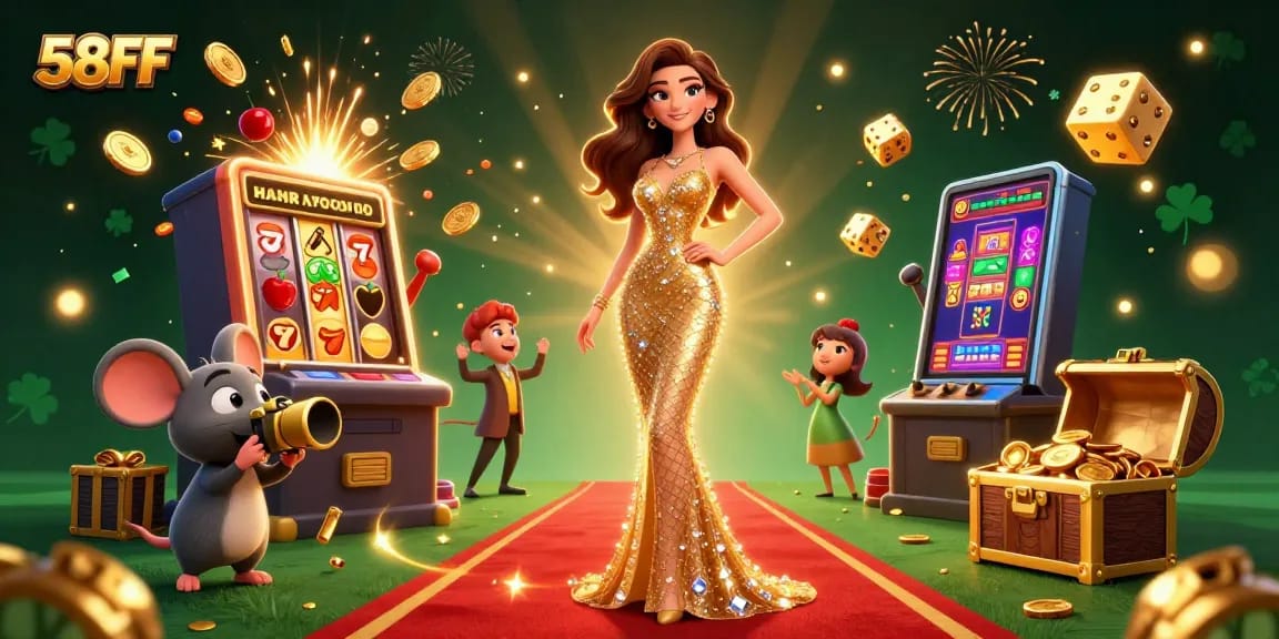 Experience thrilling wins at 58FF's casino with vibrant slot machines and exciting gameplay.