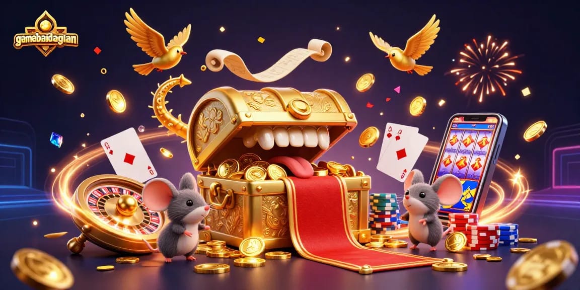 Experience the thrill of winning with the gamebaidangian in this vivid, immersive casino scene.