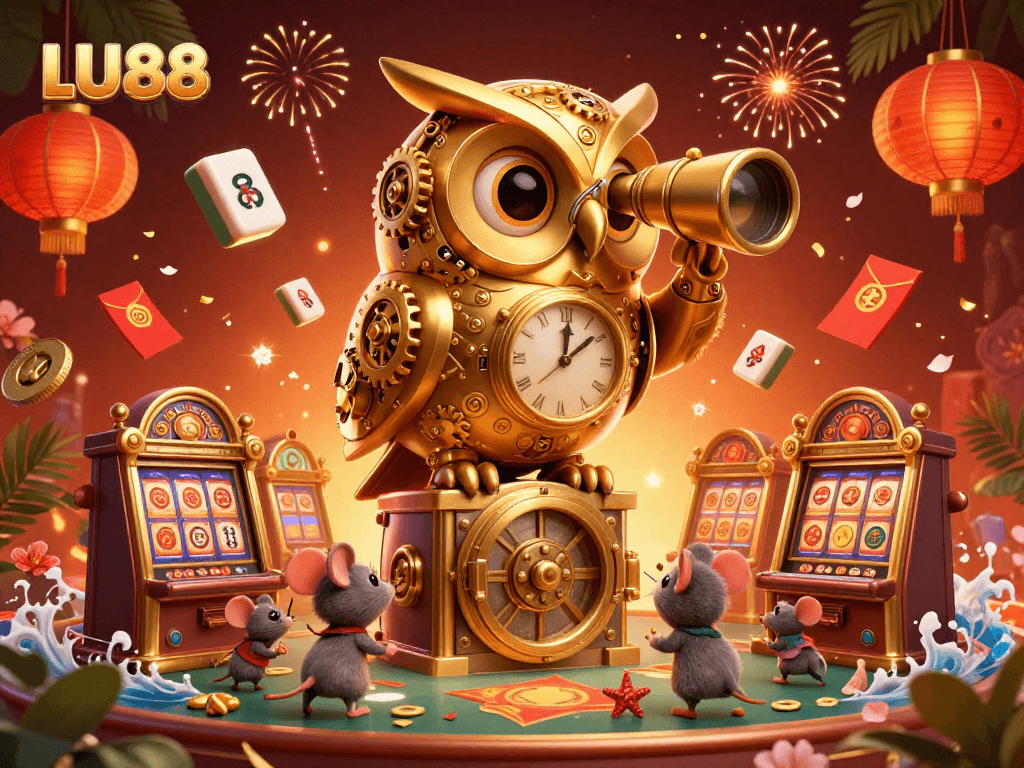 Play thrilling slots at LU88 with enchanting casino theme and vibrant characters.