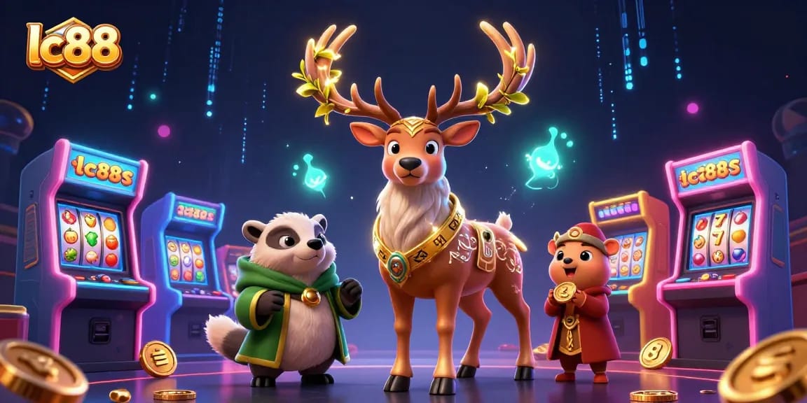 Engage with the thrilling atmosphere of lc88 featuring a druid stag and vibrant slots.