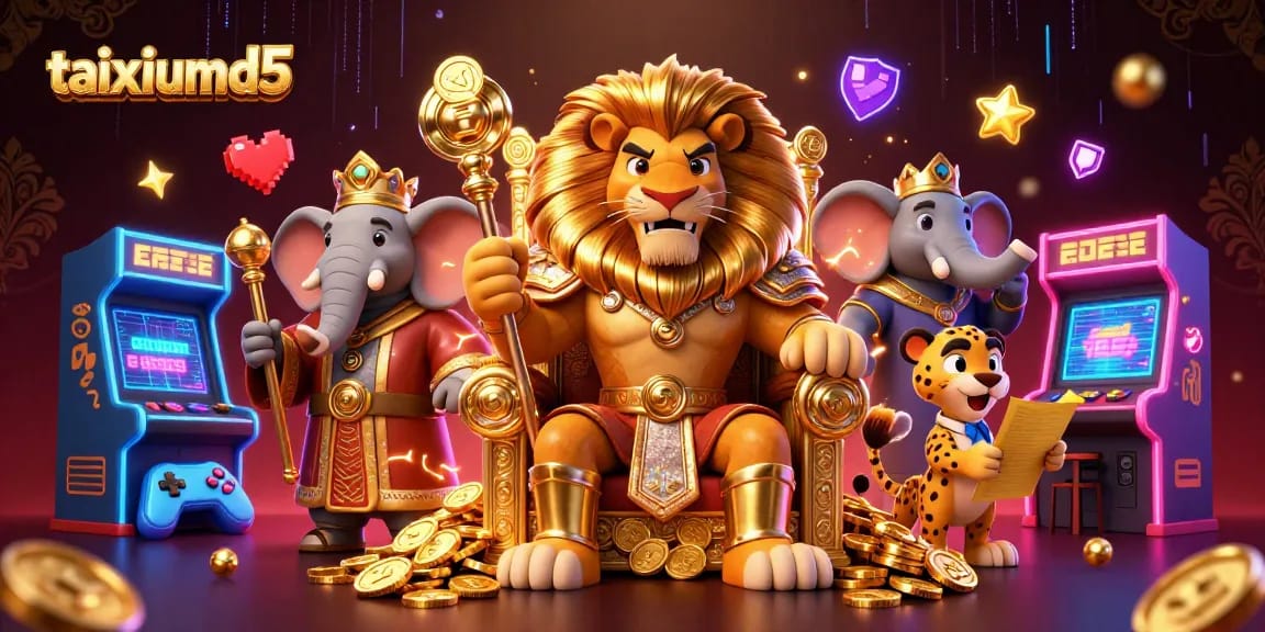 Experience winning strategies with taixiumd5 in this vibrant casino-themed 3D illustration.