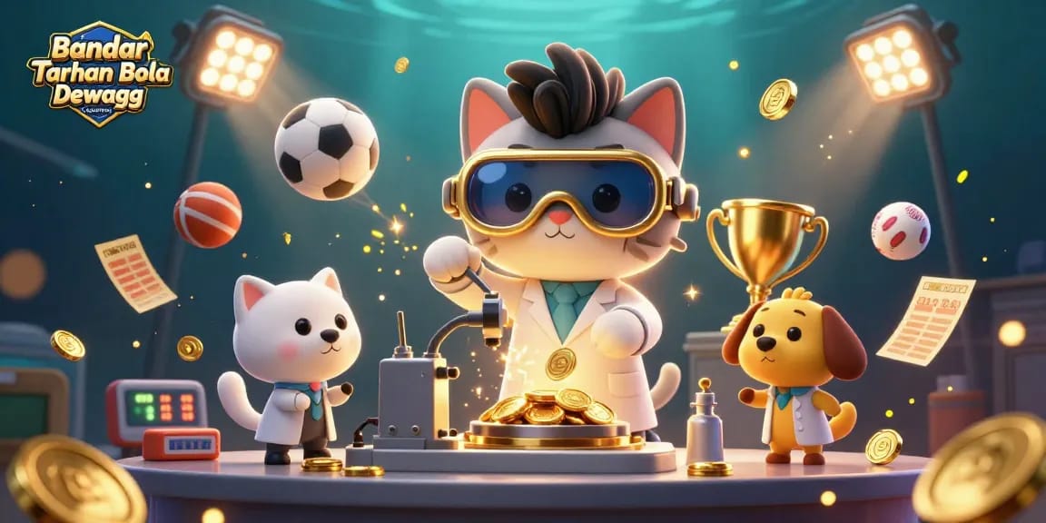 Engage with Bandar Taruhan Bola Online Dewagg through dynamic sports betting visuals and rich casino elements.