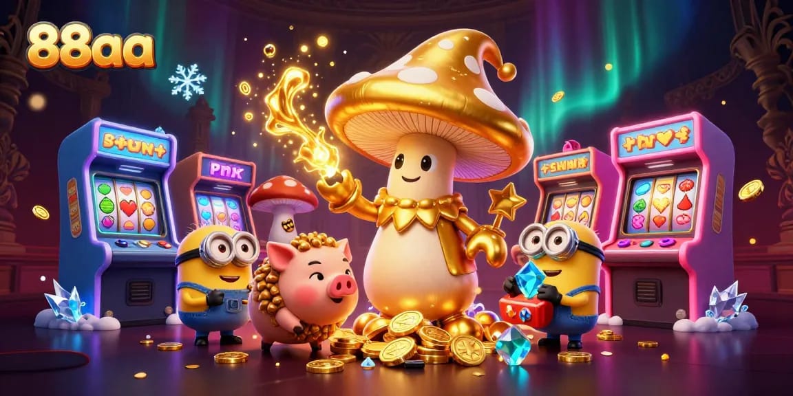 Win big with 88aa in a colorful 3D casino world filled with treasures and excitement.