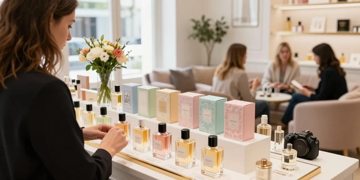Discover the Best Everyday Perfume at a chic fragrance boutique with elegant displays.