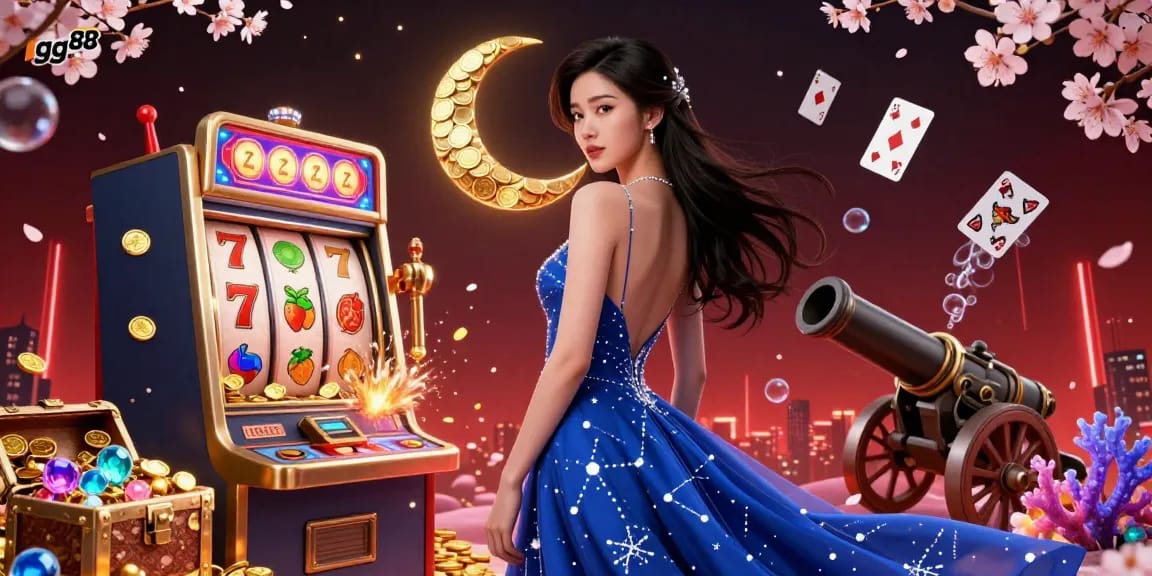 Spin the reels at gg88 with vibrant casino elements and an elegant immersive atmosphere.