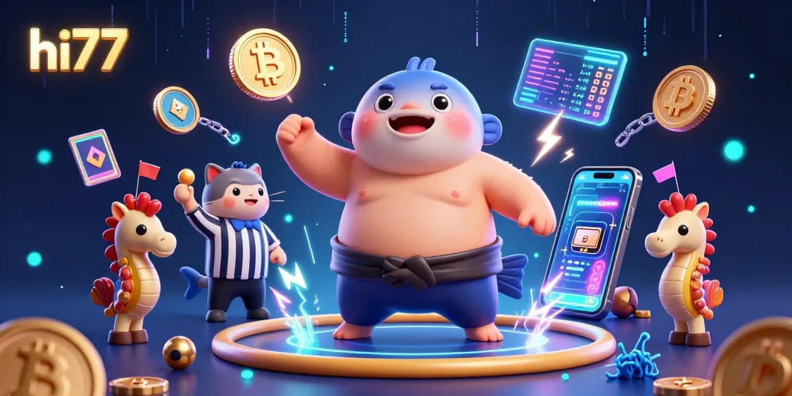 Experience thrilling gaming adventures at hi77, featuring dynamic underwater characters and interactive casino elements.