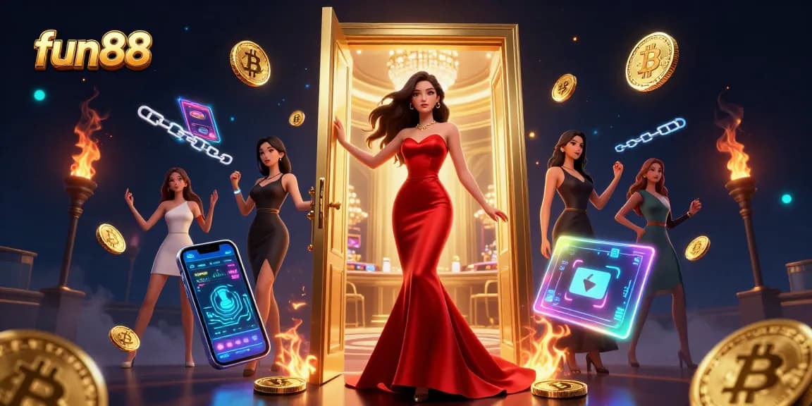 Experience the excitement of fun88 at a glamorous VIP casino with stunning Asian beauty.