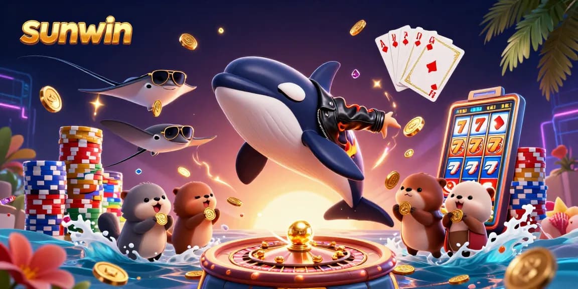 Experience excitement with sunwin’s dynamic casino scene featuring vibrant characters and rich gameplay elements.