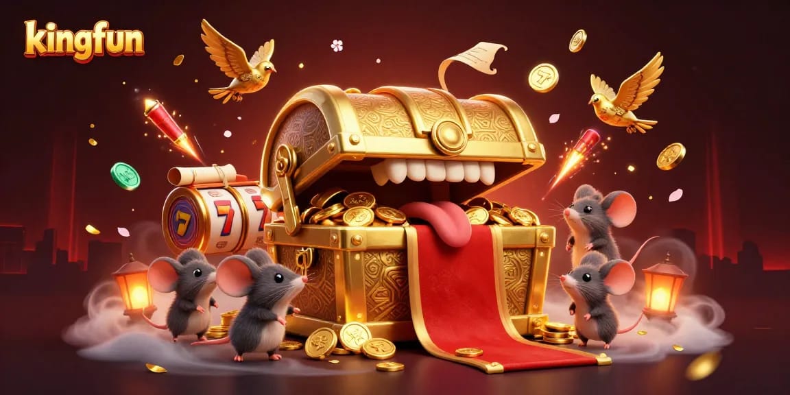 Experience thrilling slots at kingfun with golden treasures and dynamic game elements.