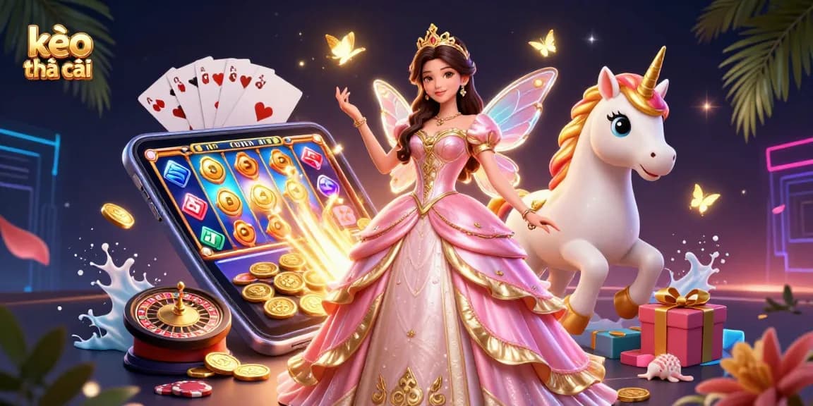 Experience the excitement of kèo nhà cái with vibrant visuals, 3D characters, and dynamic gaming elements.