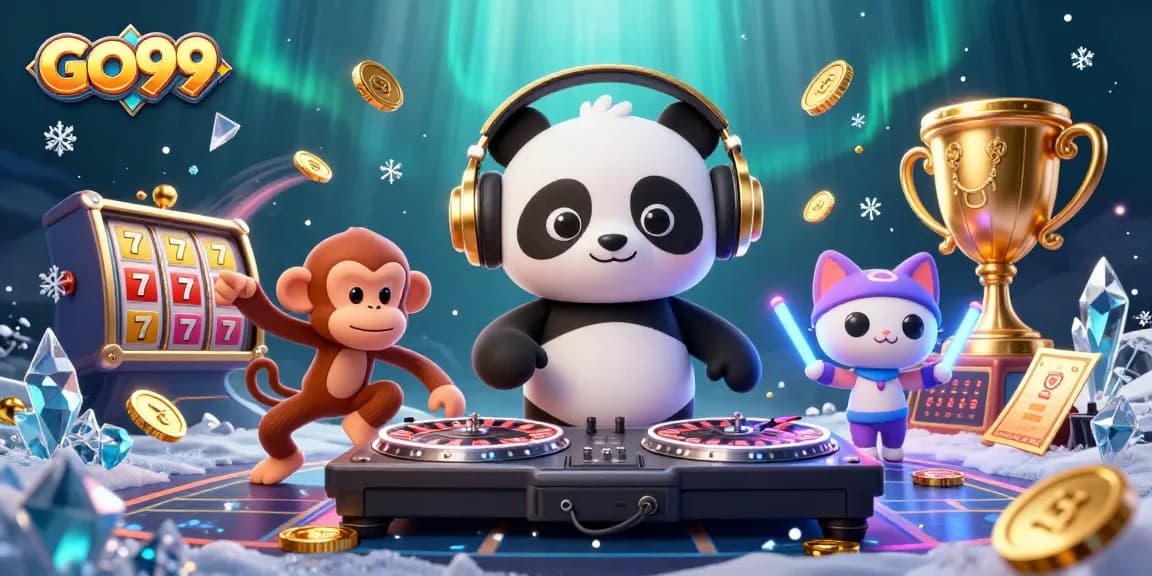 Go99 brings excitement to life with vibrant 3D characters and dynamic casino elements.