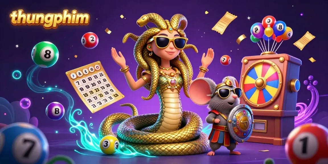 Experience the excitement of thungphim with vibrant casino-themed characters and dynamic gaming elements.