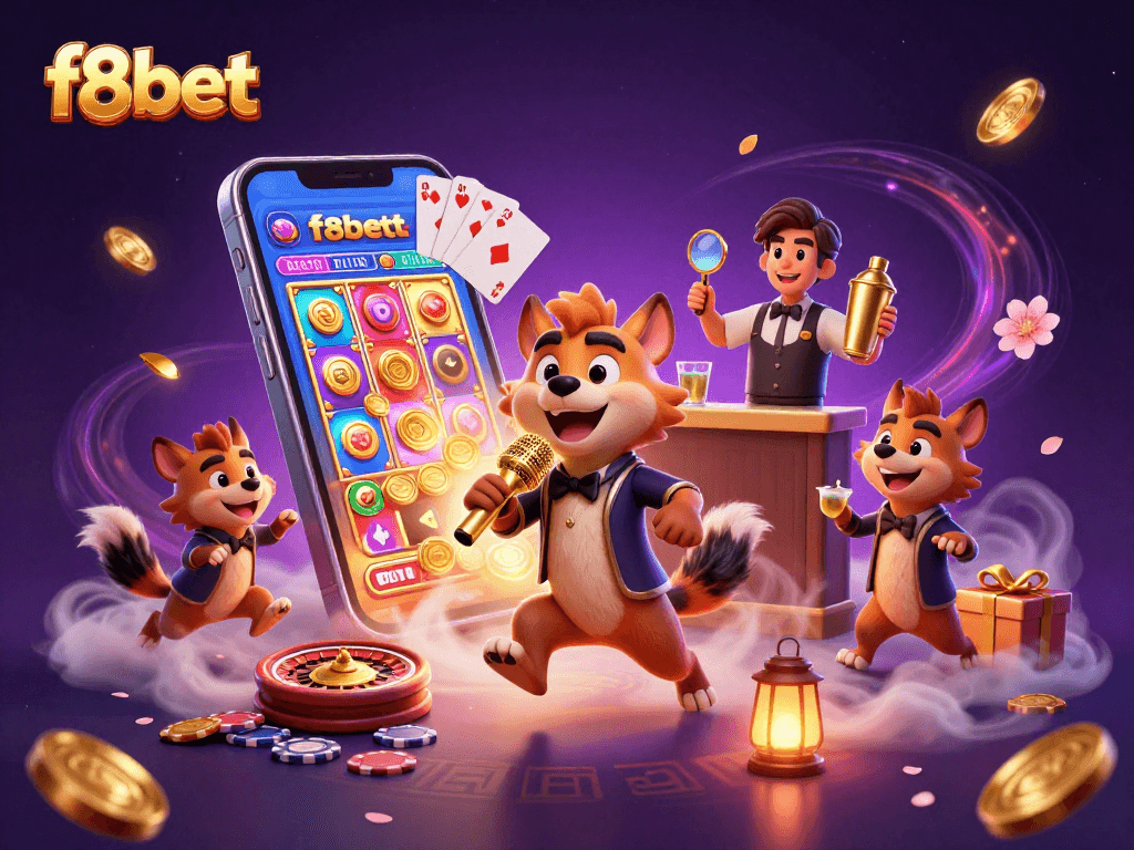 Engage in thrilling fun at f8bet with delightful casino hyenas in an animated comedy atmosphere.