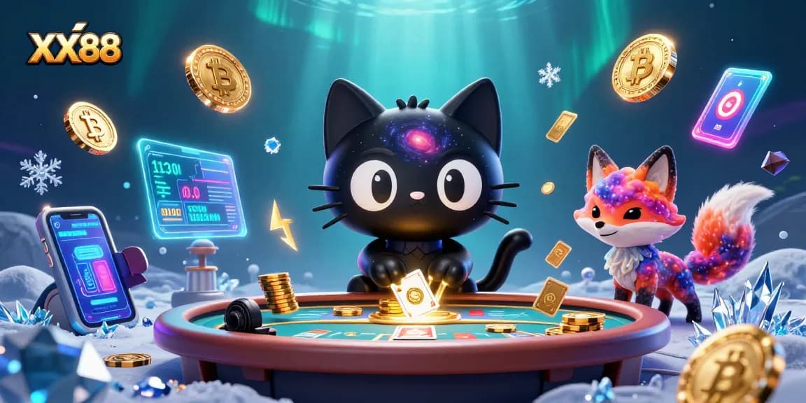 Experience the thrill of XX88 at a cosmic casino with dynamic gambling elements!
