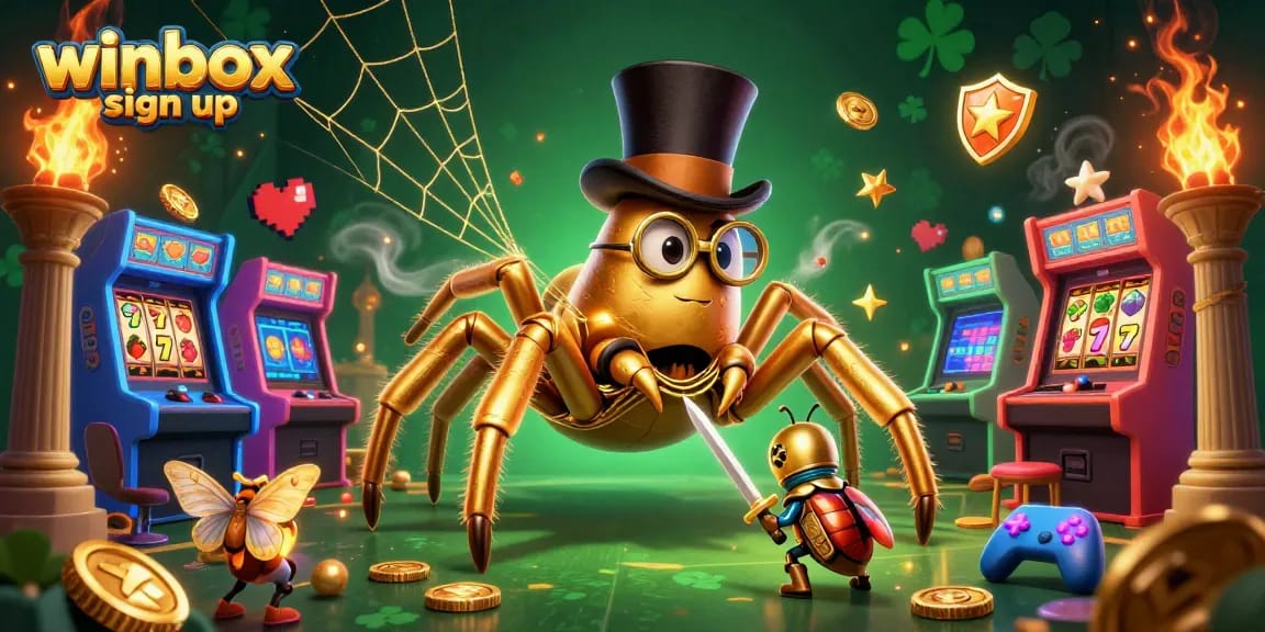 Experience the winbox sign up excitement with games, golden elements, and vivid casino themes.