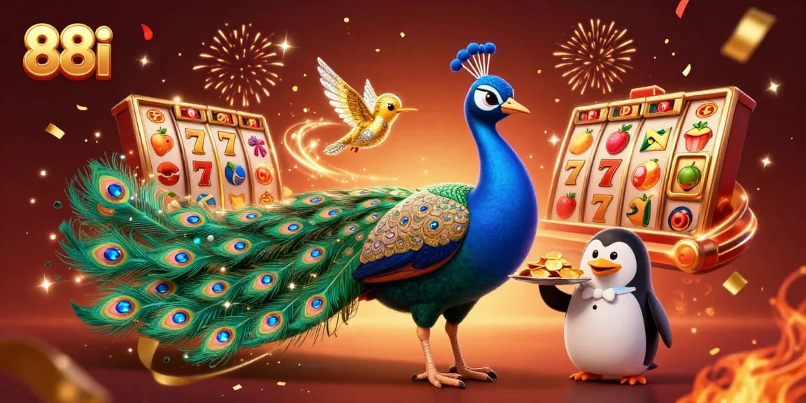 Experience rich slot gameplay with 88i's vibrant characters and dynamic casino elements.