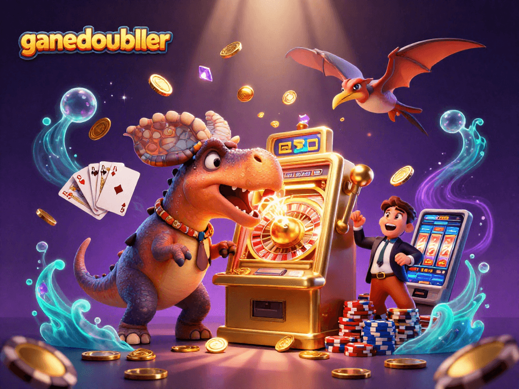 Experience big wins at gamedoubler with a dinosaur-themed casino adventure featuring jackpot excitement.