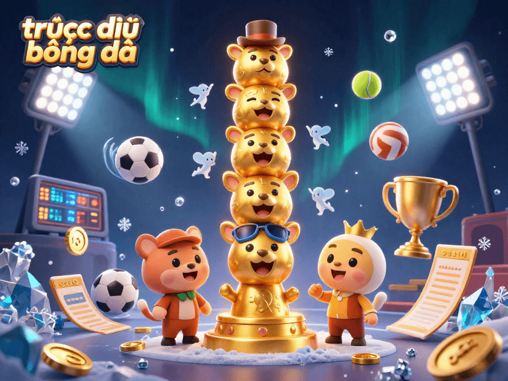 Experience trực tiếp bóng đá with dynamic sports betting elements and vibrant visuals.