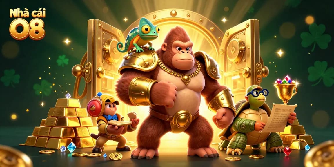 Engage in thrilling games at Nhà cái O8 with powerful characters and rich casino elements