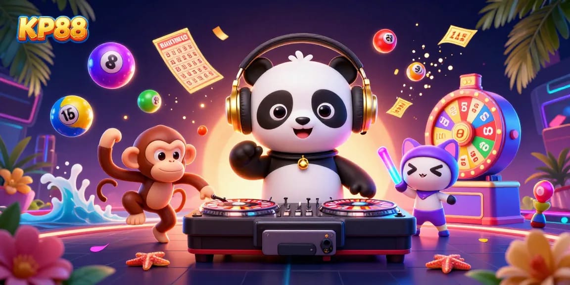 KP88 offers exhilarating lottery excitement with animated characters and vibrant game elements.