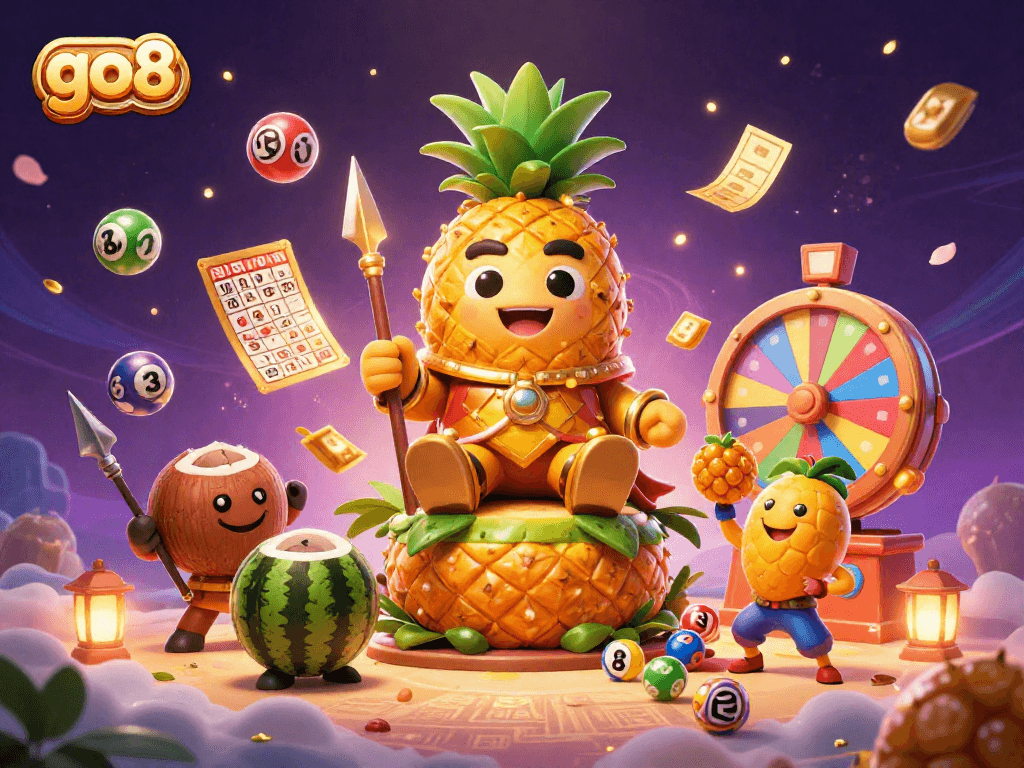 Engage in thrilling gaming experiences at go8, where the golden pineapple king rules a vibrant beach casino.