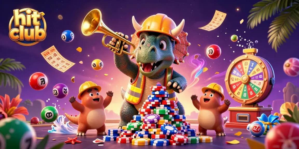Engage with hit club's dynamic gaming atmosphere highlighted by lively characters and exciting lottery elements.