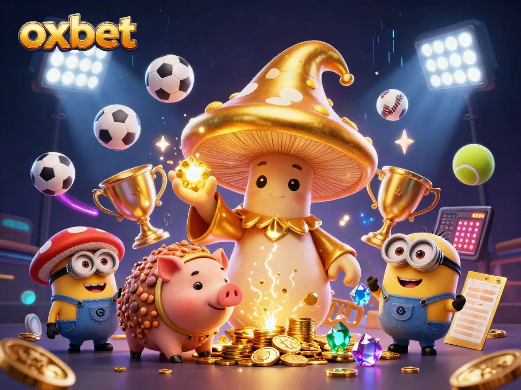 Engage in thrilling gameplay at oxbet with a magical golden mushroom wizard and treasure-filled adventure.