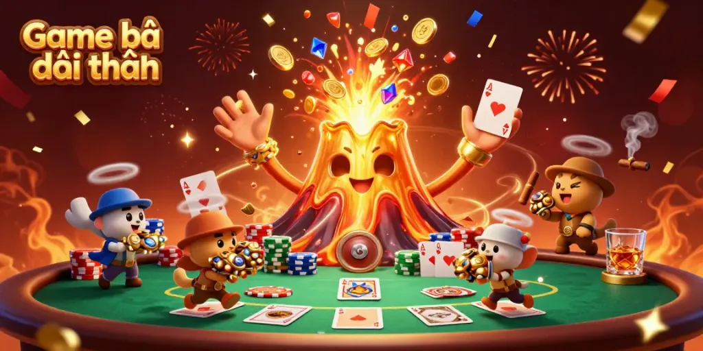 Engaging gameplay showcase of Game bài đổi thưởng with dynamic casino elements and treasures.
