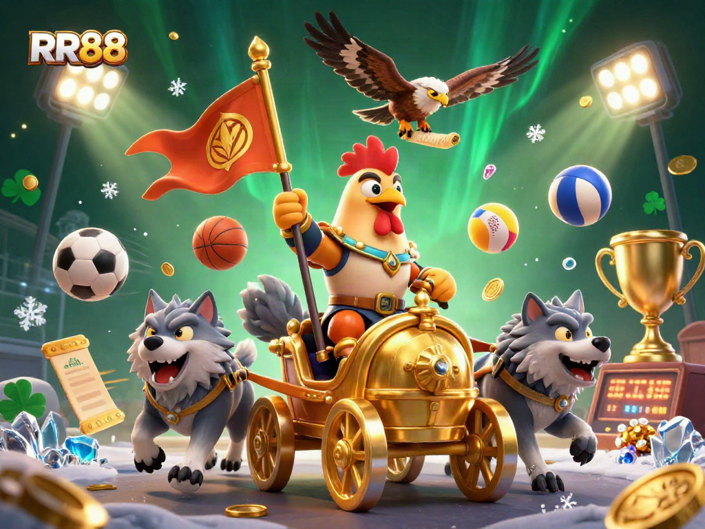 RR88 players aiming for jackpots at a vibrant online casino with dynamic gaming elements.