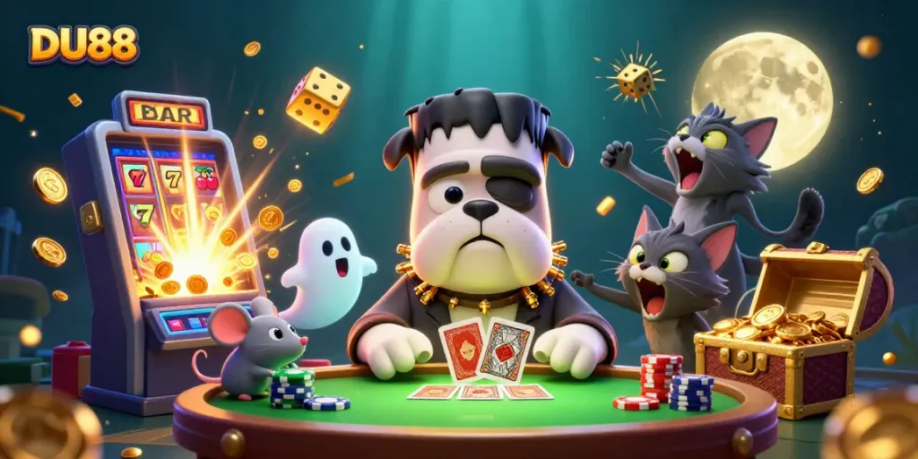 Engage with DU88's thrilling casino experience featuring unique characters and action-packed gameplay.