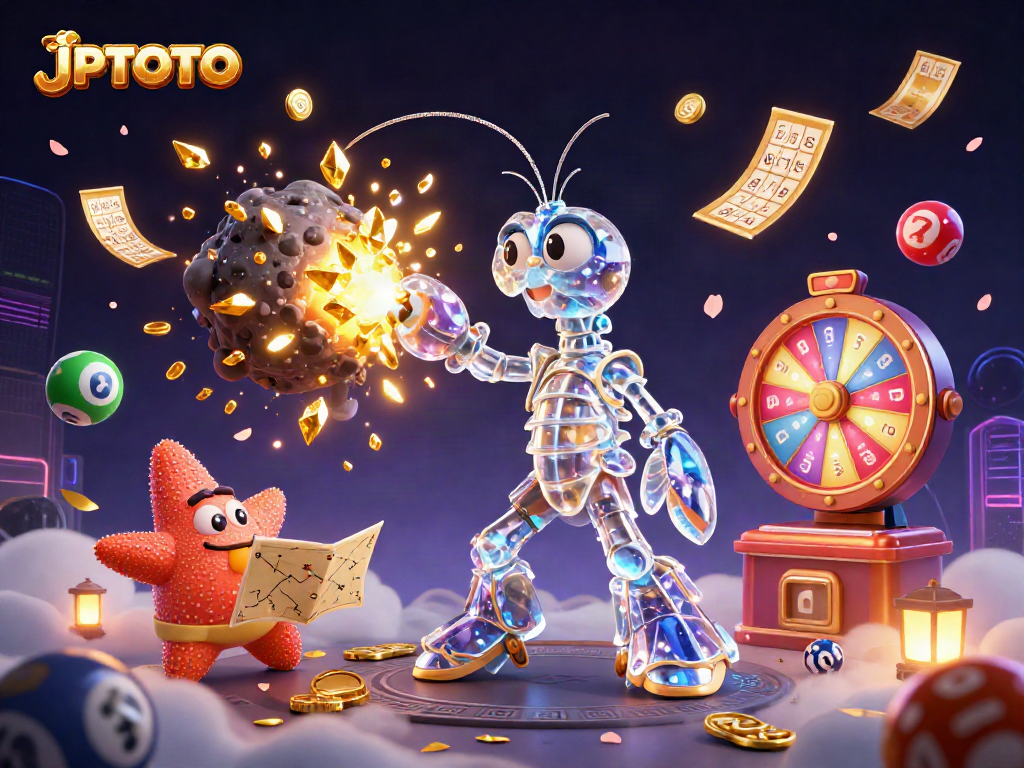 Engage with JPTOTO's vibrant lottery experience featuring galactic themes and dynamic elements.