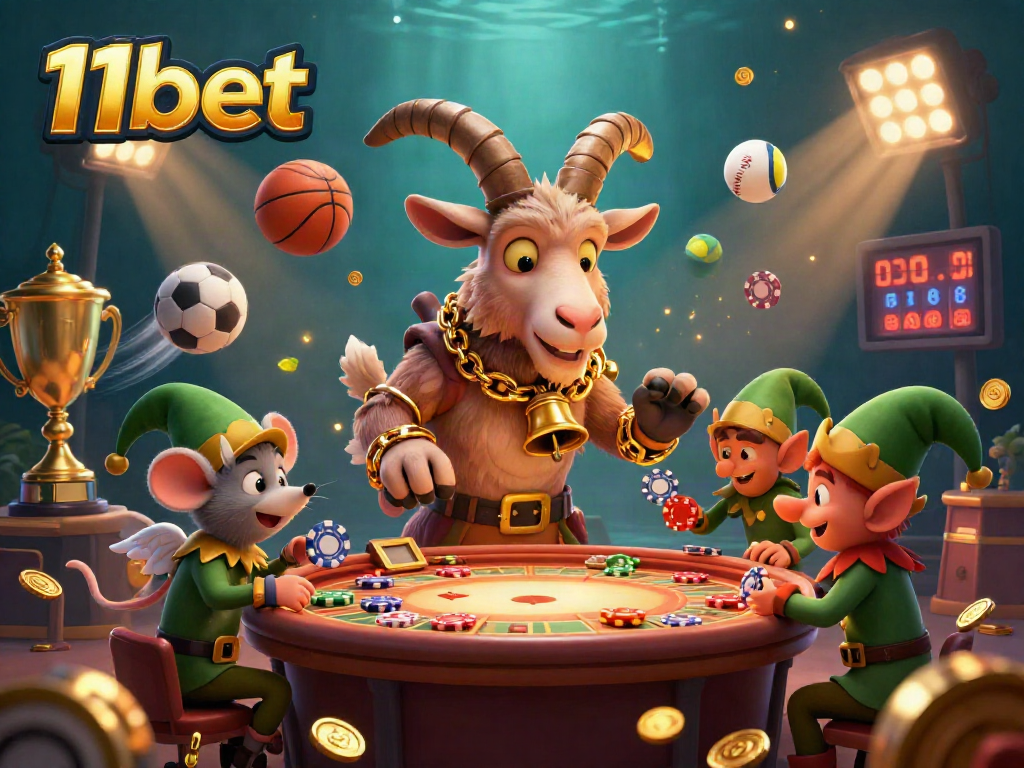 Play thrilling casino games at 11bet with festive Krampus and dynamic gaming elements.