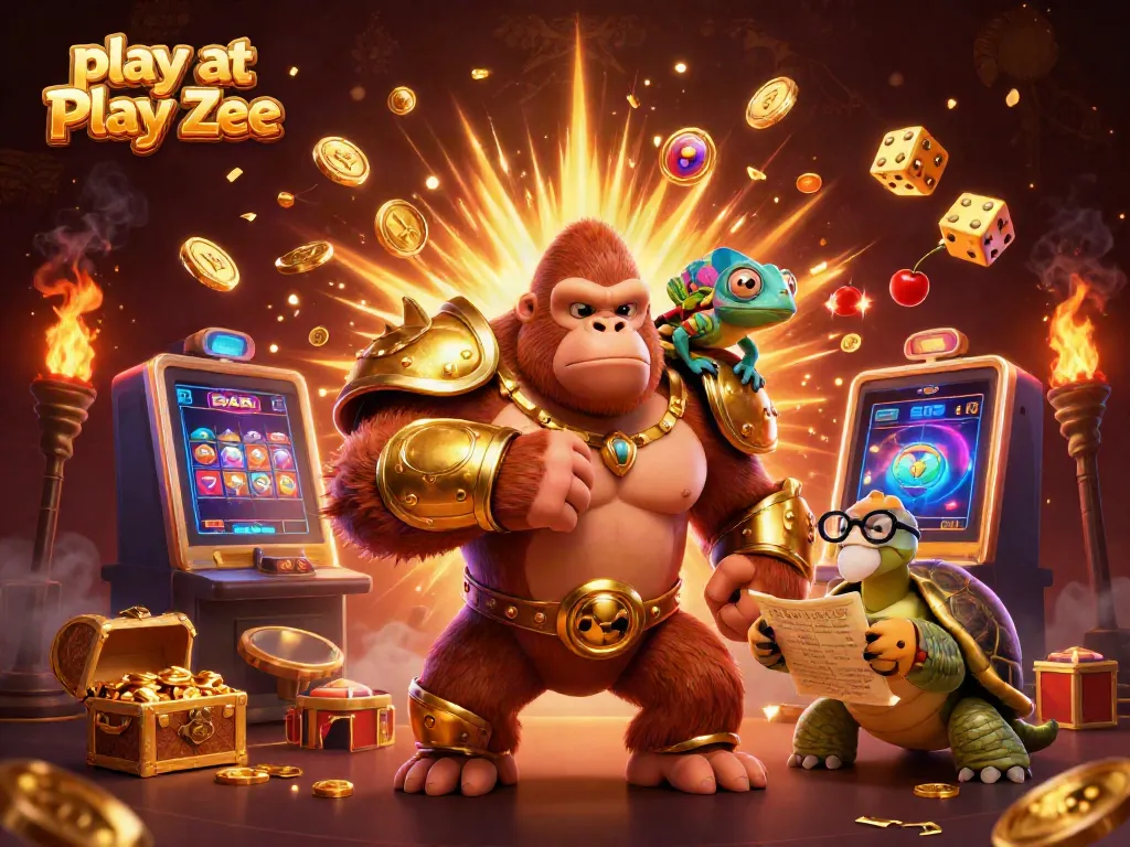 Experience thrilling action as you play at Play Zee with exciting jackpot scenes and vibrant characters.