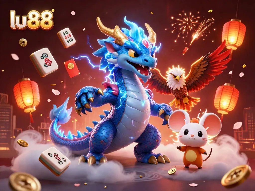 Experience thrilling gameplay at lu88 with dynamic casino imagery showcasing excitement.