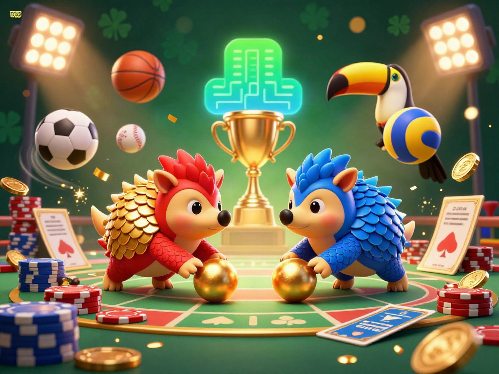 Engage in thrilling TK88 casino action featuring competitive pangolins and dynamic gaming elements.