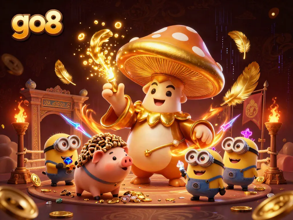 Spin to win at go8 with engaging characters and dazzling casino elements all around.