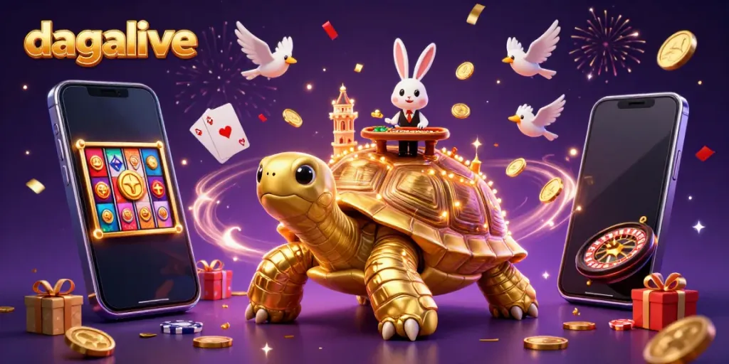 Engage with dagalive's thrilling live cockfighting experience amid vibrant dynamic casino elements.