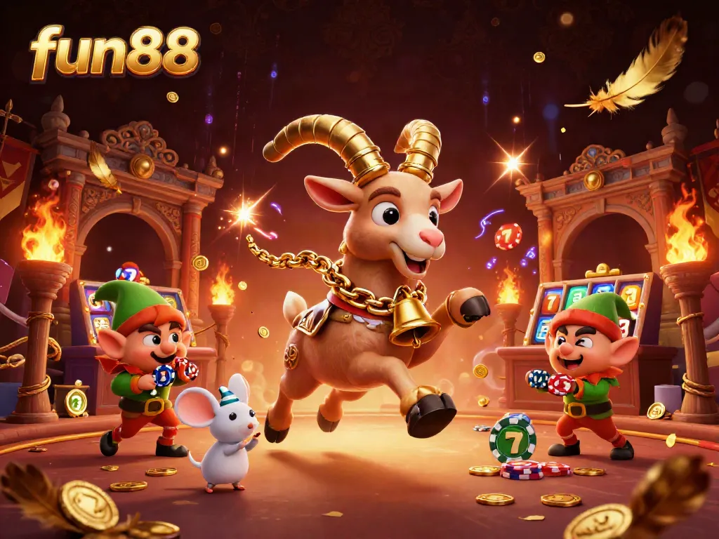 Play thrilling casino games at fun88, where festive characters embody the excitement of gambling.