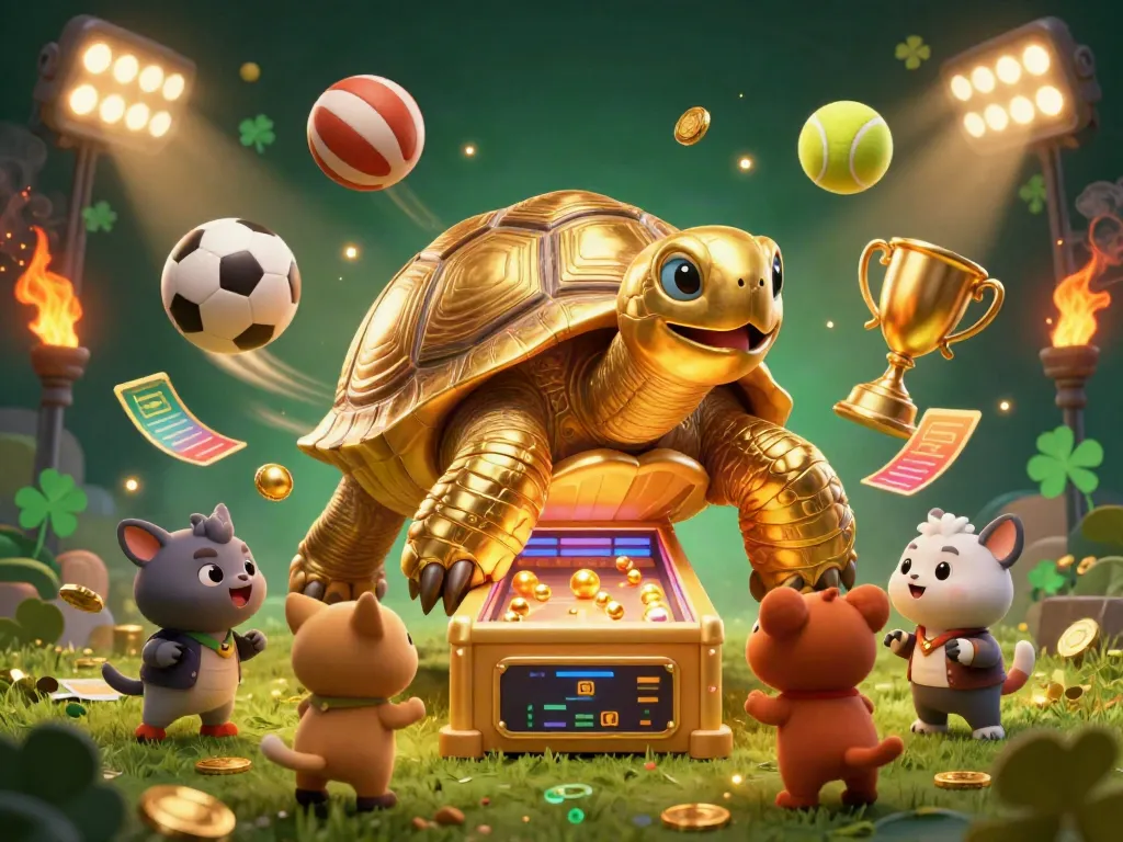 Experience the thrill of the app tài xỉu game with a vibrant arcade scene and dynamic sports elements.
