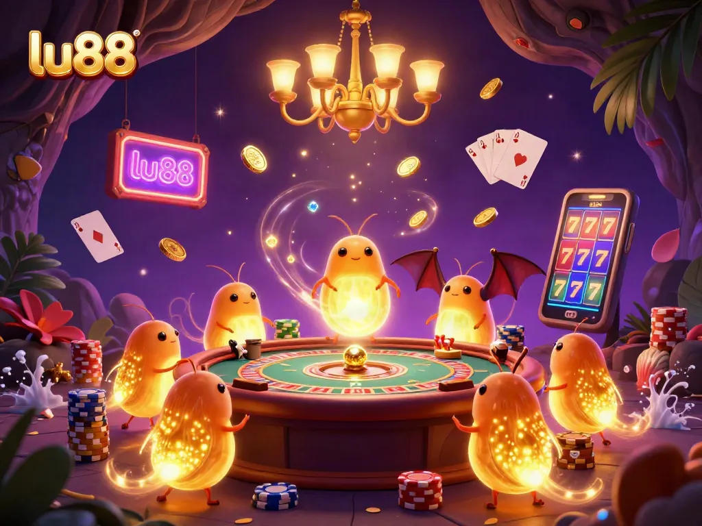 Experience the thrill of lu88 casino with glowing glowworms lighting the scene and dynamic gameplay elements.