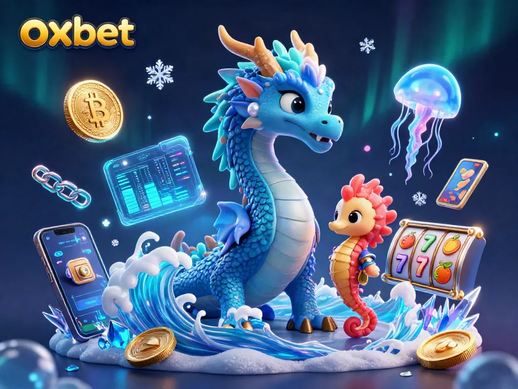 Experience the excitement of gaming at Oxbet with vibrant casino-themed characters and rich digital effects.
