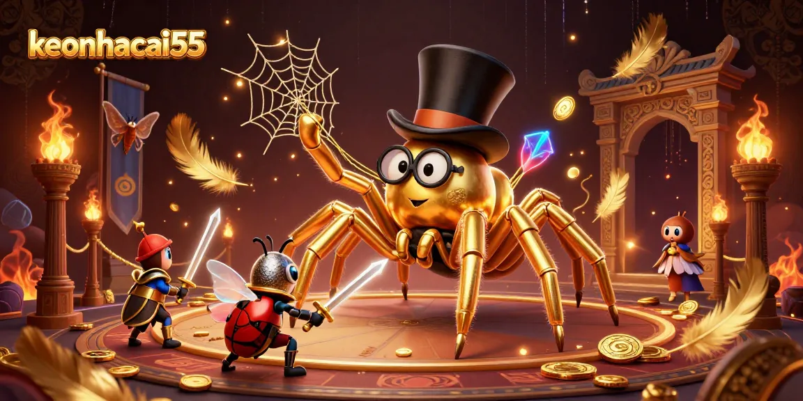 Experience thrilling gameplay with keonhacai55 in a vibrant 3D casino showdown featuring unique characters.