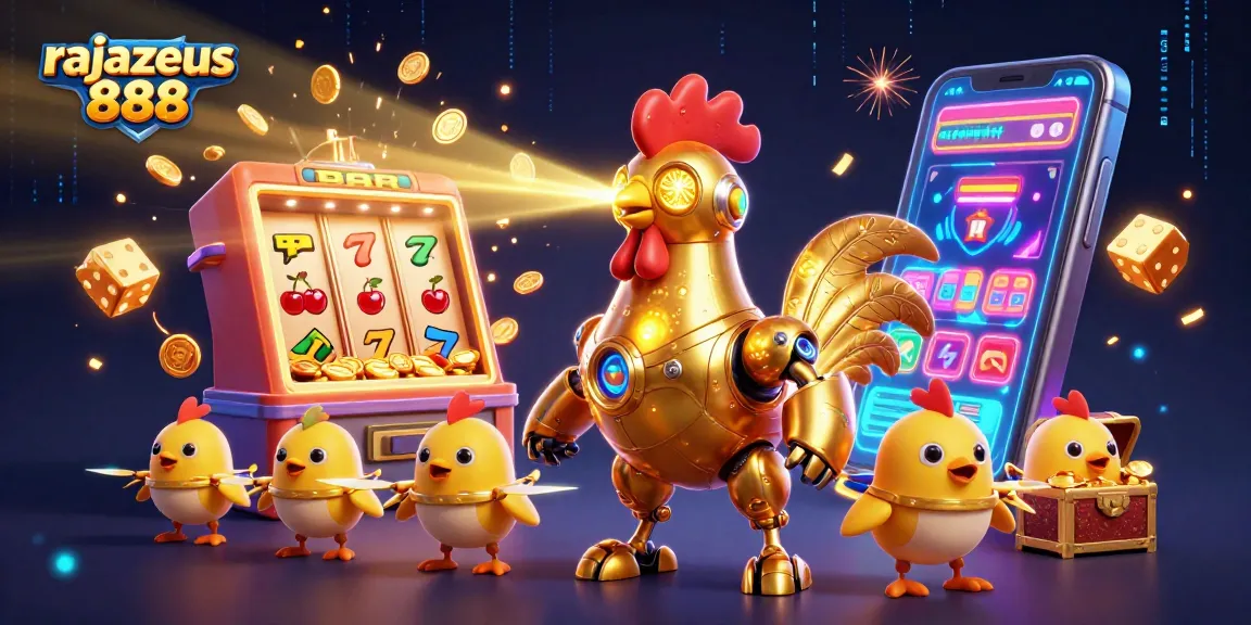 Experience thrilling wins with rajazeus 888 in a vibrant casino scene featuring dynamic characters.