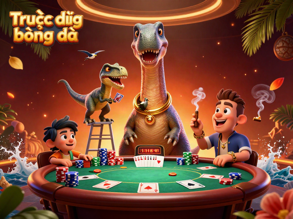 Watch Trực tiếp bóng đá with a vibrant casino scene showcasing excitement and action.