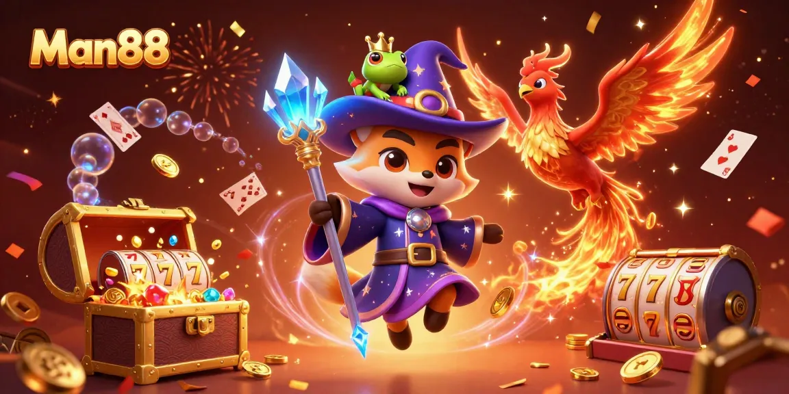 Engage in thrilling gameplay with Man88, where mystical characters and slot elements collide.